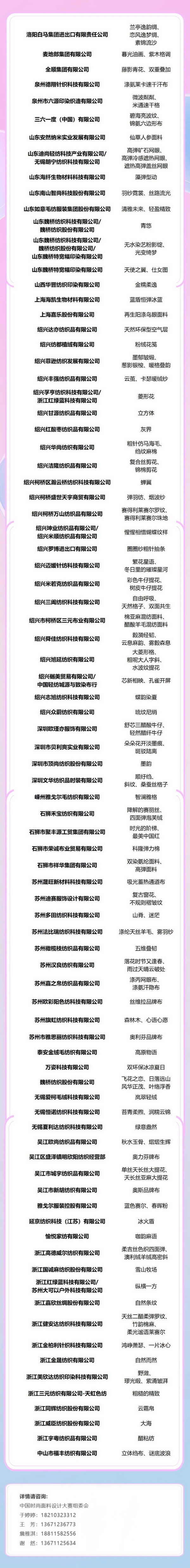 重磅出爐！2025中國(guó)時(shí)尚面料設(shè)計(jì)大賽獲獎(jiǎng)名單